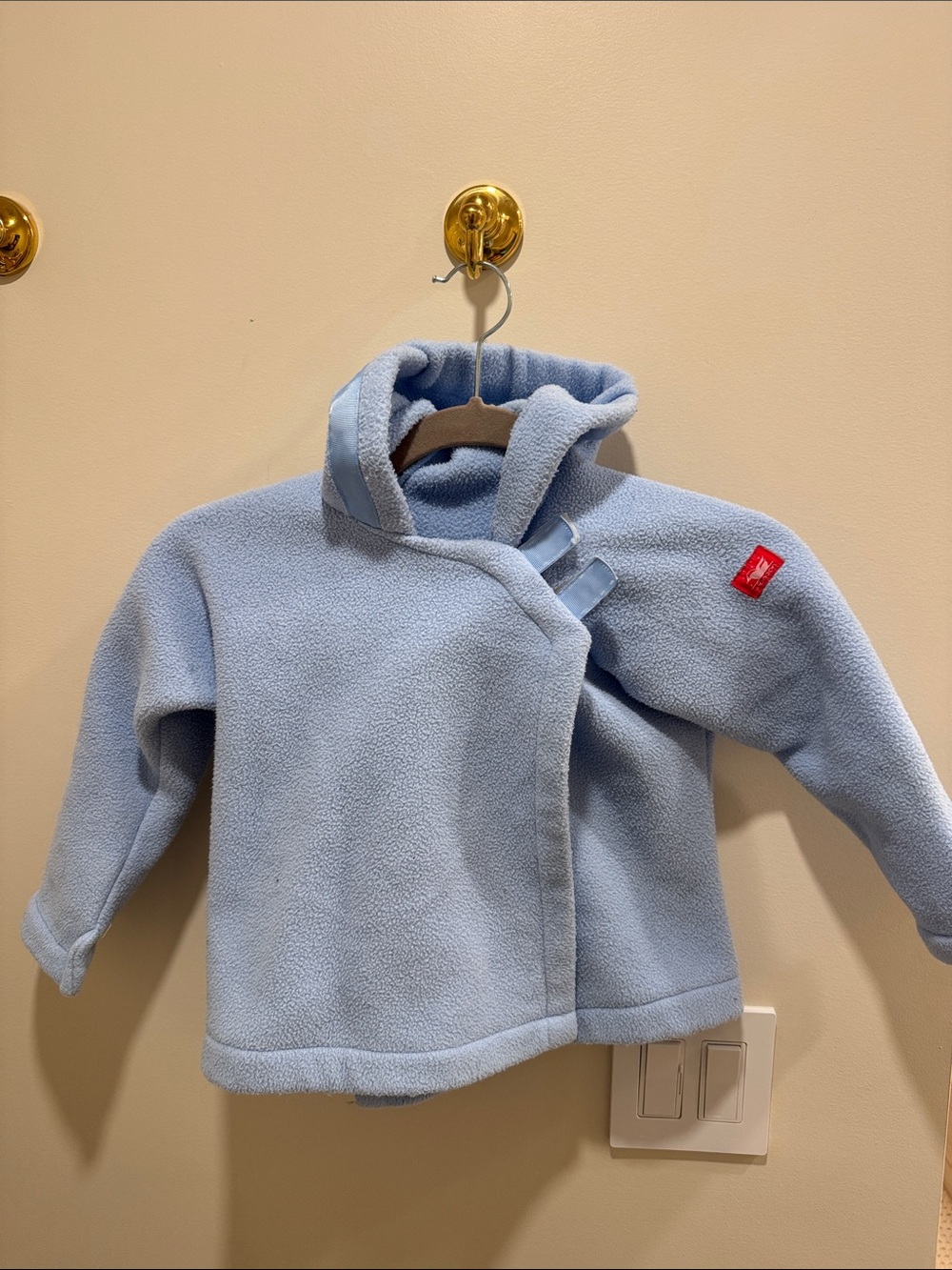 WIDGEON kids Light Blue Fleece with Velcro